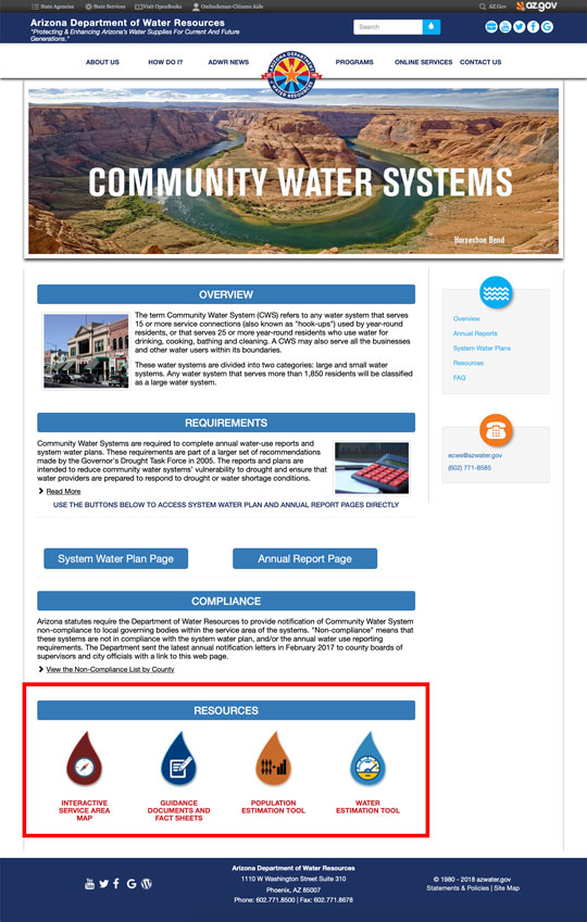 CWS Page