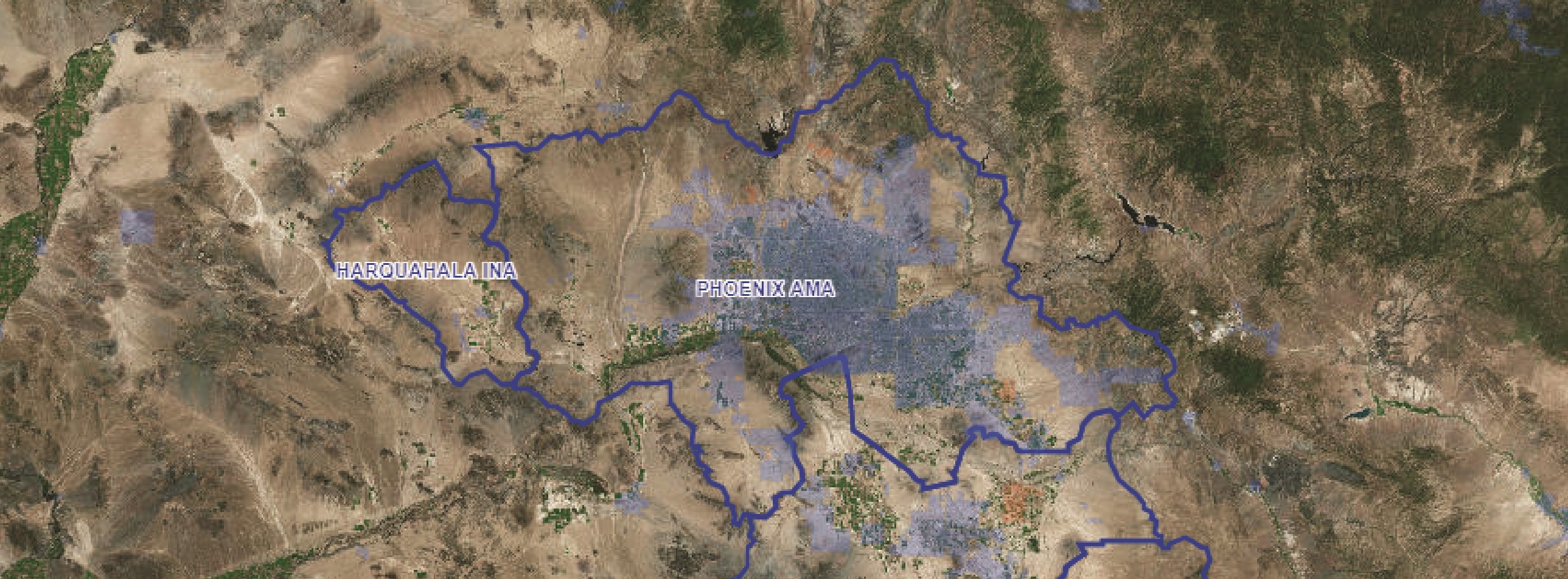 ARCGIS application map