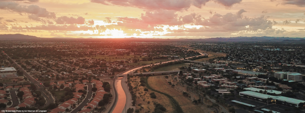 City of Glendale skyscape. 