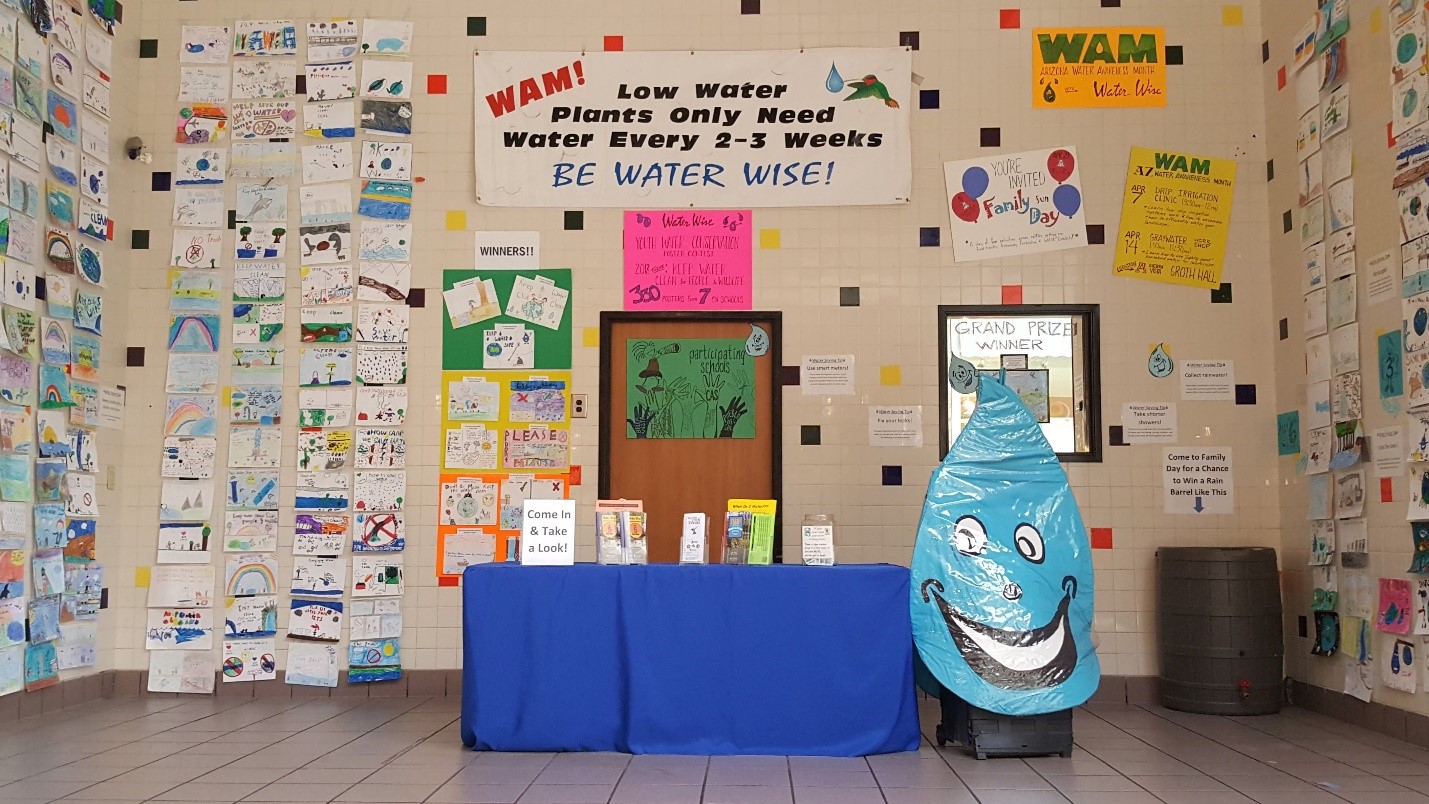 University of Arizona Water Wise's Water Awareness Month Display
