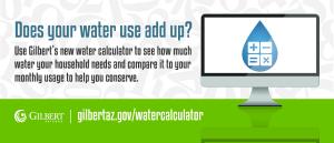 Gilbert Water Calculator Bill Insert