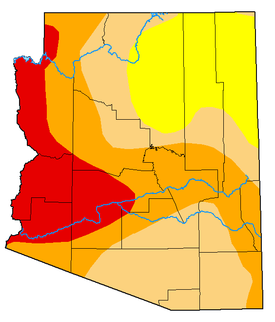 Drought Map of Arizona
