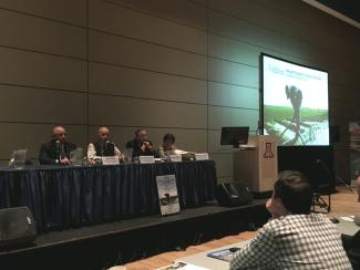 Panelists discuss the future of Arizona agriculture and water. Photo Courtesy of: Arizona Project WET