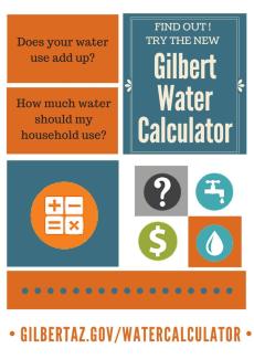 Gilbert Water Calculator