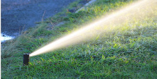 Modern form of irrigation, sprinkler system